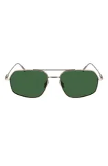 フェラガモ メンズ アクセサリー サングラス・アイウェア FERRAGAMO Prisma 58mm Navigator Sunglasses LIGHT GOLD GREEN グリーンのサムネイル