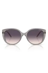 ヴォーグ レディース アクセサリー サングラス・アイウェア VOGUE 55mm Polarized Gradient Butterfly Sunglasses GREY グレーのサムネイル