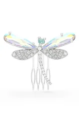 スワロフスキー レディース アクセサリー Swarovski Broochair Comb SILVER GREEN グリーンのサムネイル