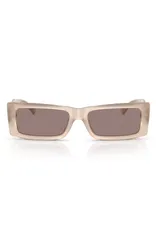 ジミーチュー レディース アクセサリー サングラス・アイウェア Jimmy Choo Lennon 54mm Polarized Rectangular Sunglasses OPAL TAUPE Pのサムネイル