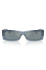 ジミーチュー レディース アクセサリー サングラス・アイウェア Jimmy Choo Lennon 54mm Polarized Rectangular Sunglasses OPAL DENIM Lのサムネイル