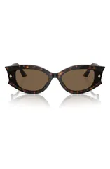 ジミーチュー レディース アクセサリー サングラス・アイウェア Jimmy Choo 61mm Oval Sunglasses HAVANA DARK BROWN ブラウンのサムネイル