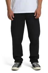 ビラボン メンズ ボトムス カジュアルパンツ Billabong Surftrek Straight Fitouring Pants BLACK ブラックのサムネイル