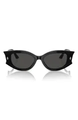 ジミーチュー レディース アクセサリー サングラス・アイウェア Jimmy Choo 61mm Oval Sunglasses BLACK DARK GREY ブラックのサムネイル