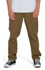 ビラボン メンズ ボトムス カジュアルパンツ Billabong Surftrek Straight Fitouring Pants VINTAGE KHAKI カーキのサムネイル