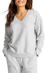 トッミーバハマ レディース アウター ニット・セーター Vネック スウェット シャツ コットン Tommy Bahamarina del Mar Cotton VNeck Sweatshirt SUMのサムネイル
