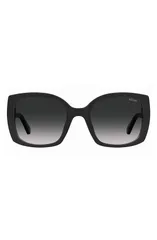モスキーノ レディース アクセサリー サングラス・アイウェア Moschino 54mm Gradient Square Sunglasses BLACKGREY ブラックのサムネイル