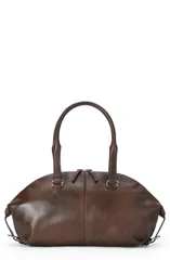 スタウド レディース バッグ レザー STAUD Hester Leather Shoulder Bag ESPRESSO DISTRESSEDのサムネイル