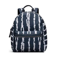 ラドリー レディース バッグ バックパック・リュックサック Radley Halley Row Tie Dye Stripe Medium Ziptop Backpack Naval ストライプのサムネイル
