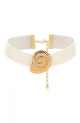 エティカ レディース アクセサリー ネックレス・チョーカー レース Ettika Swirl Shell Choker Necklace BEIGE ベージュのサムネイル
