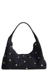 メイドウェル レディース バッグ スエード Madewell The Mylie Studded Suede Shoulder Bag JUNIPER BERRYのサムネイル