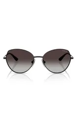 ヴォーグ レディース アクセサリー サングラス・アイウェア VOGUE 56mm Gradient Oval Sunglasses BLACK ブラックのサムネイル