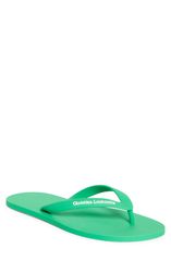 クリスチャン・ルブタン メンズ シューズ スニーカー ロゴ Christian Louboutin Logo Embossed Rubber Flip Flop Men E602PRIMARY GRE