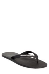 クリスチャン・ルブタン メンズ シューズ スニーカー ロゴ Christian Louboutin Logo Embossed Rubber Flip Flop Men BK01BLACK ブラック
