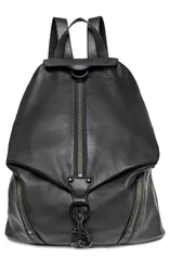 レベッカミンコフ レディース バッグ バックパック・リュックサック レザー Rebecca Minkoff Jumbo Julian Leather Backpack BLACK ブラックのサムネイル