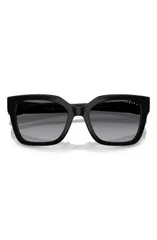 ヴォーグ レディース アクセサリー サングラス・アイウェア VOGUE 54mm Polarized Square Sunglasses BLACK POLARIZED ブラックのサムネイル