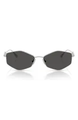 ジミーチュー レディース アクセサリー サングラス・アイウェア Jimmy Choo Zoey 55mm Geometric Sunglasse sILVER DARK GREY グレーのサムネイル