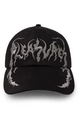 プレジャーズ メンズ アクセサリー 帽子 刺繍 キャップ PLEASURES Claws Embroide red Adjustable Baseball Cap BLACK ブラックのサムネイル