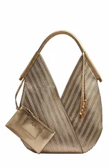 ダナ キャラン ニューヨーク レディース バッグ トール Donna Karanew York Baldwin Large Metallic Shoulder Bagold ゴールドのサムネイル