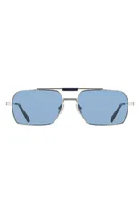 フェラガモ メンズ アクセサリー サングラス・アイウェア FERRAGAMO 61mm Navigator Sunglasse sILVER BLUE ブルーのサムネイル
