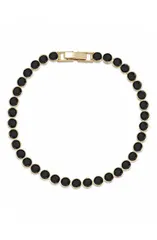 エティカ レディース アクセサリー ブレスレット・バングル・アンクレット レース Ettika Cubic Zirconia Tennis Necklace BLACK ブラックのサムネイル