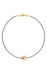エティカ レディース アクセサリー ネックレス・チョーカー レース レザー Ettika Pebble Bead Leather Necklace GOLD ゴールドのサムネイル