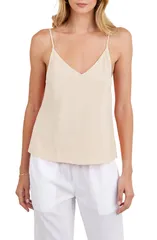 ベラダール レディース トップス シャツ Bella Dahl Clean Camisole LINEN SAND サンドのサムネイル