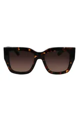 フェラガモ レディース アクセサリー サングラス・アイウェア FERRAGAMO Gancini 55mmodified Rectangular Sunglasses DARK TORTOISEのサムネイル