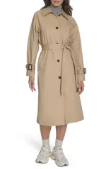 リーバイス レディース アウター コート Levisingle Breasted Trench Coat KHAKI カーキのサムネイル
