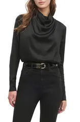 フェイバリット ドーター レディース トップス シャツ Favorite Daughter The Alice Long Sleeve Top BLACK ブラックのサムネイル