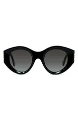 ロエベ レディース アクセサリー サングラス・アイウェア Loewe Anagram 50mm Round SunglassesENGLDのサムネイル