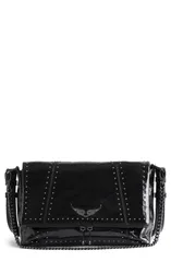 ザディグ エ ヴォルテール レディース バッグ レザー Zadig Voltaire Rocky II Leather Crossbody Bag BLACK ブラックのサムネイル
