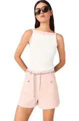 マージュ レディース トップス シャツ maje High straightneck top White ホワイトのサムネイル