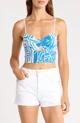 ビラボン レディース トップス シャツ Billabong Lost Lovers Camisole TRUE BLUE ブルーのサムネイル