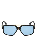 ラグアンドボーン レディース アクセサリー サングラス・アイウェア rag bone 56mm Navigator Sunglasses MILKY CLASSIC TORT BLUE ブルーのサムネイル