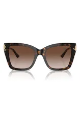 ジミーチュー メンズ アクセサリー サングラス・アイウェア Jimmy Choo 54mm Square Sunglasses HAVANA GRADIENT BROWN ブラウンのサムネイル
