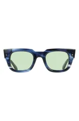 フェラガモ メンズ アクセサリー サングラス・アイウェア FERRAGAMO 49mm Small Rectangle Sunglasses BLUE HORN ブルーのサムネイル