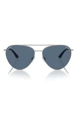 ジミーチュー メンズ アクセサリー サングラス・アイウェア Jimmy Choo 60mm Pilot Sunglasse sILVER DARK BLUE ブルーのサムネイル