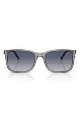 ヴォーグ メンズ アクセサリー サングラス・アイウェア VOGUE 57mm Pillow Sunglasses TRANSPARENT GREY グレーのサムネイル