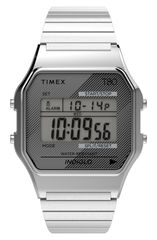 TIMEX Mini T80 Teeny Tiny 20mm ウォッチ シルバー - メルカリ