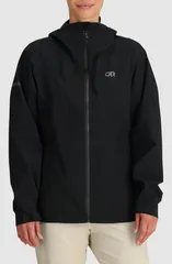 アウトドアリサーチ レディース アウター コート ジャケット Outdooresearch Stratoburst Packable Rain Jacket BLACK ブラックのサムネイル