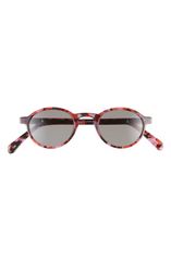 アイブブス レディース アクセサリー サングラス・アイウェア eyebobs Board Stiff 43mm Round Polarized Sunglasses MULBERRY TORT POL