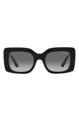 ヴォーグ メンズ アクセサリー サングラス・アイウェア VOGUE 52mm Gradient Rectangular Sunglasses BLACK ブラックのサムネイル