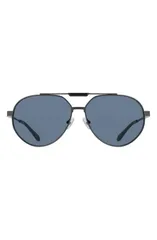 フェラガモ メンズ アクセサリー サングラス・アイウェア FERRAGAMO 62mm Oversize Aviator Sunglasses MATTE DARK GUNMETAL ガンメタルのサムネイル