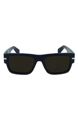 フェラガモ メンズ アクセサリー サングラス・アイウェア ロゴ FERRAGAMO Classic Logo 54mm Rectangular Sunglasses BLUE ブルーのサムネイル