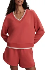バーレイ レディース アウター パーカー・スウェット シャツ Varley Blithe Crop Sweatshirt BAKED APPLEのサムネイル