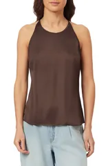 スコッチアンドソーダ レディース トップス シャツ サテン ノースリーブ Scotch Soda Back Tie Sleevelessatin Top HOT FUDGEのサムネイル