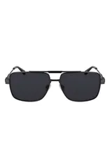 フェラガモ メンズ アクセサリー サングラス・アイウェア FERRAGAMO Gancini Prisma 60mm Navigator Sunglasses MATTE DARK GUNMETALのサムネイル