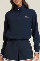 ウィルソン レディース アウター ジャケット・ブルゾン WILSON Davenport Woven Popover CLASSIC NAVY ネイビーのサムネイル