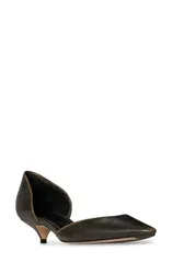 ザ ロウ レディース シューズ スニーカー ヒール The Row Liisa Pointed Toe Kitten Heel dOrsay Pump DARK BROWN ブラウンのサムネイル